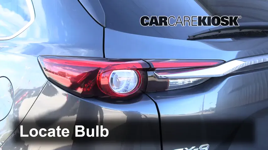 2018 Mazda CX-9 Signature 2.5L 4 Cyl. Turbo Lights Tail Light (replace bulb)